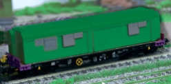 Loewe 2309 - H0 - 2-tlg. Bauzug-Wohncontainer Schwarz Bau - Set 1